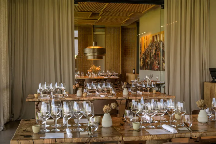 Vista al privado Salentein Cocina de Origen.